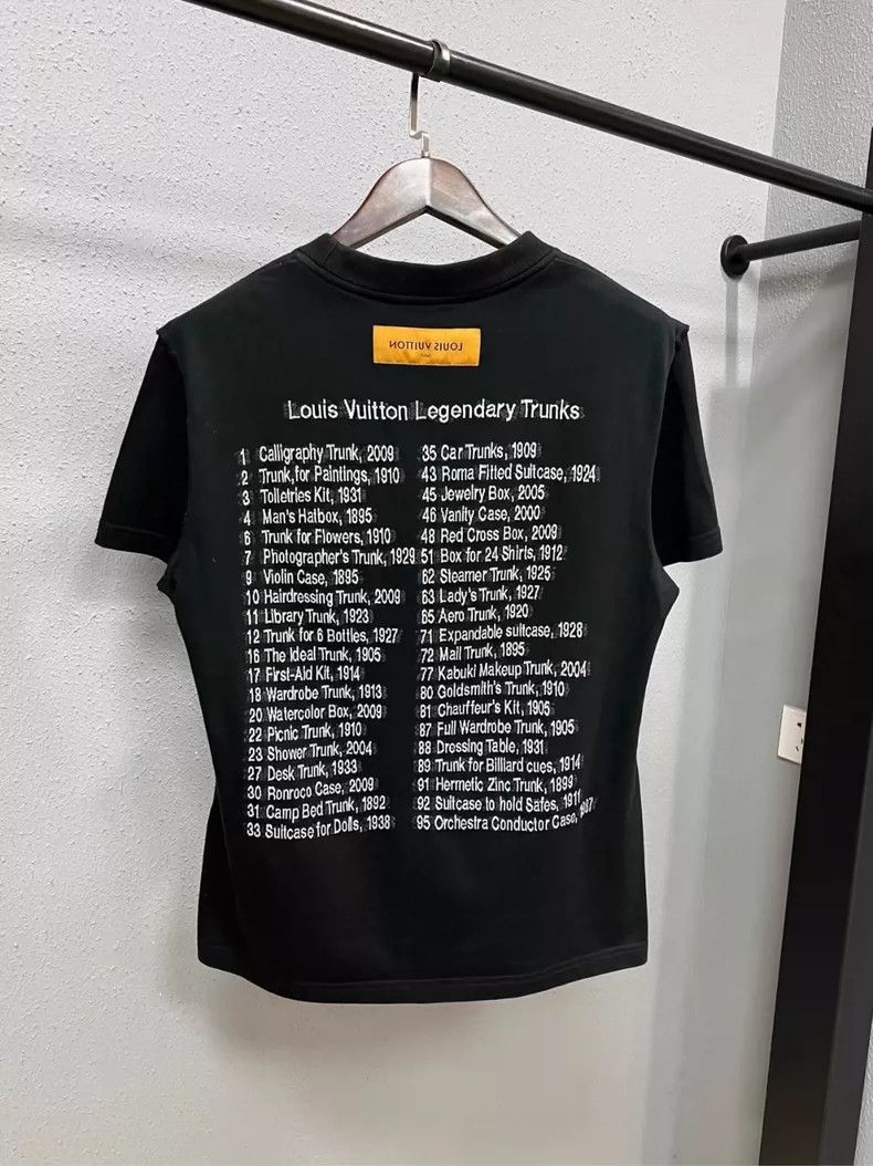 Louis Vuitton Black Short Sleeve Graphic T-Shirt-yf Size US S / EU 44-46 / 1 - 2 Thumbnail