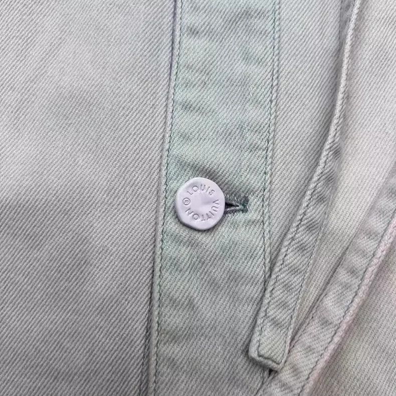 Louis Vuitton Louis Vuitton Vintage Denim Jacket with Bow-yf Size US XS / EU 42 / 0 - 4 Thumbnail