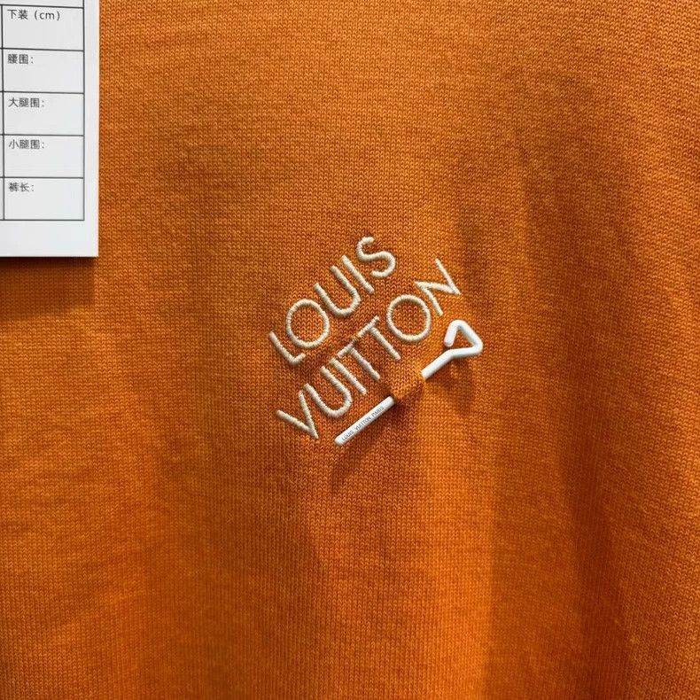Louis Vuitton Louis Vuitton Orange Short Sleeve T-Shirt-yf Size US M / EU 48-50 / 2 - 3 Thumbnail
