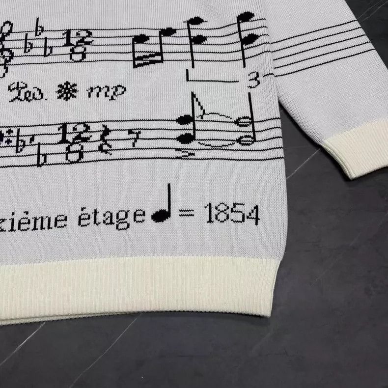 Louis Vuitton Louis Vuitton Music Note Sweater Size L-yf Size US L / EU 52-54 / 3 - 6 Thumbnail