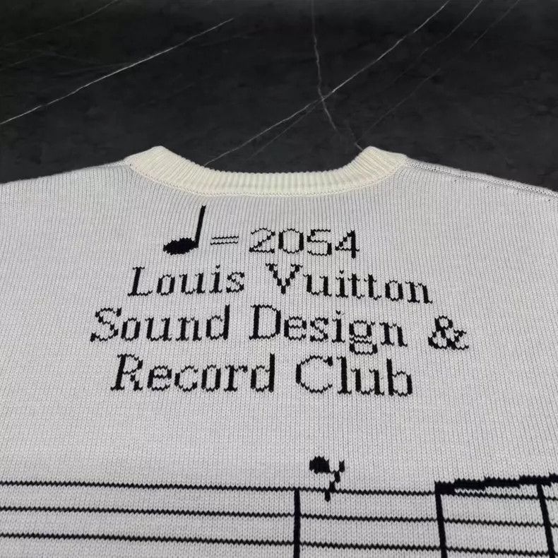 Louis Vuitton Louis Vuitton Music Note Sweater Size L-yf Size US L / EU 52-54 / 3 - 7 Thumbnail