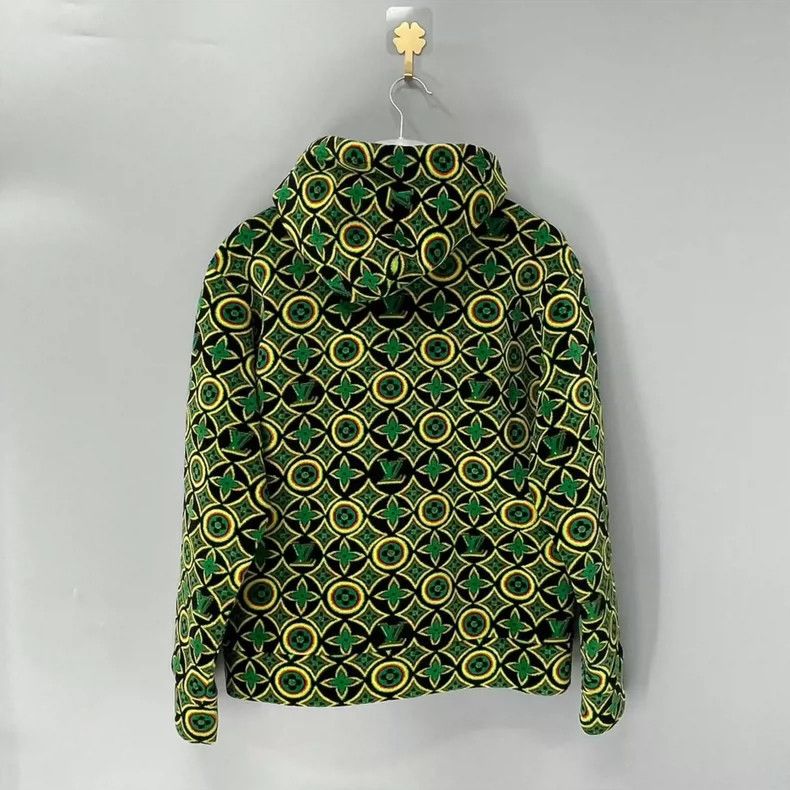 Louis Vuitton Louis Vuitton Jamaican Pattern Zip Hoodie-yf Size US M / EU 48-50 / 2 - 2 Thumbnail
