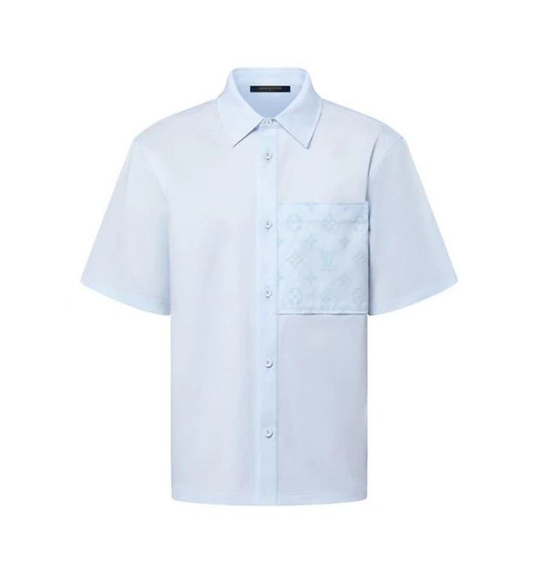 Louis Vuitton Louis Vuitton Logo Short Sleeve Shirt-yf Size US XS / EU 42 / 0 - 5 Thumbnail