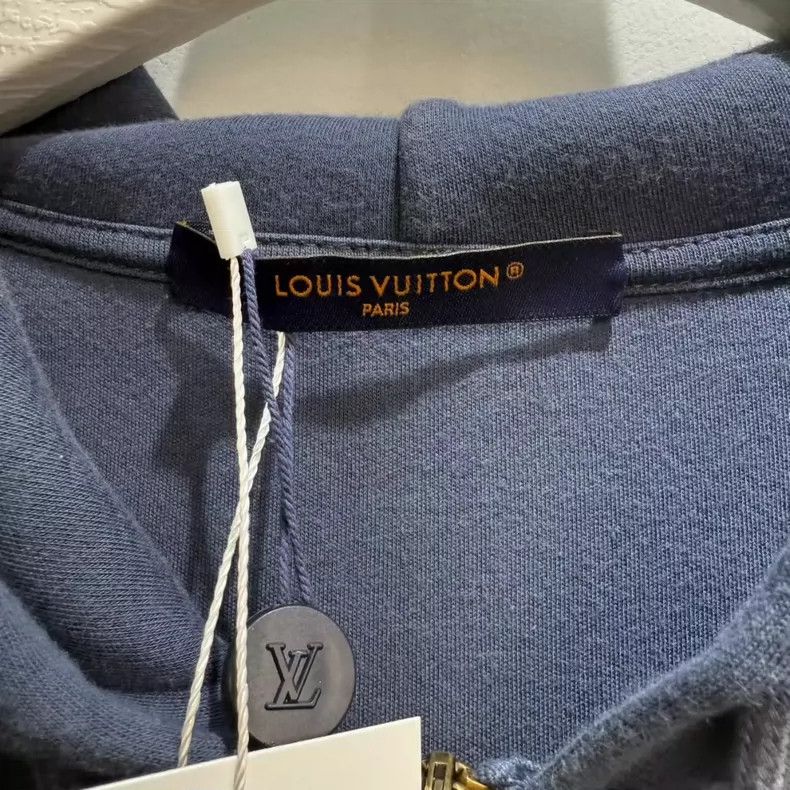 Louis Vuitton Louis Vuitton Hooded Zip Jacket with Logo-yf Size US L / EU 52-54 / 3 - 2 Thumbnail
