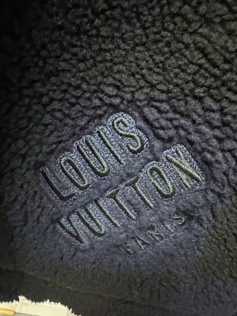 Louis Vuitton Louis Vuitton Blue Black Teddy Jacket XS-yf Size US XS / EU 42 / 0 - 3 Thumbnail