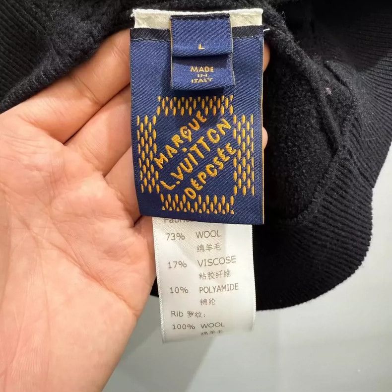 Louis Vuitton LV Louis Vuitton Knitted Cardigan in Black-yf Size US L / EU 52-54 / 3 - 3 Thumbnail