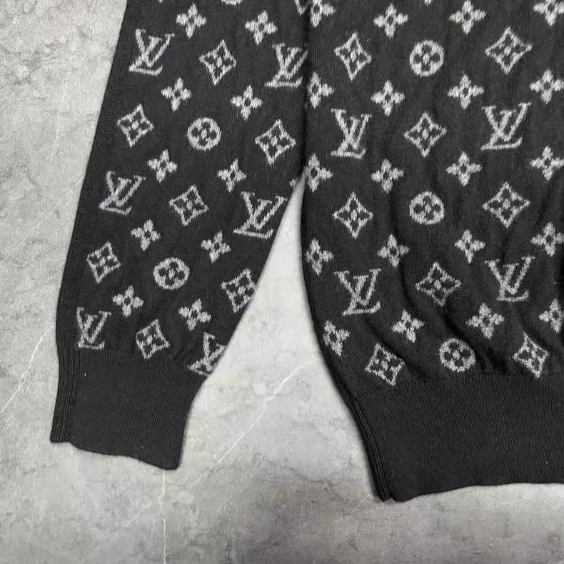 Louis Vuitton Louis Vuitton Logo Knit Cashmere Sweater-yf Size US XL / EU 56 / 4 - 3 Thumbnail