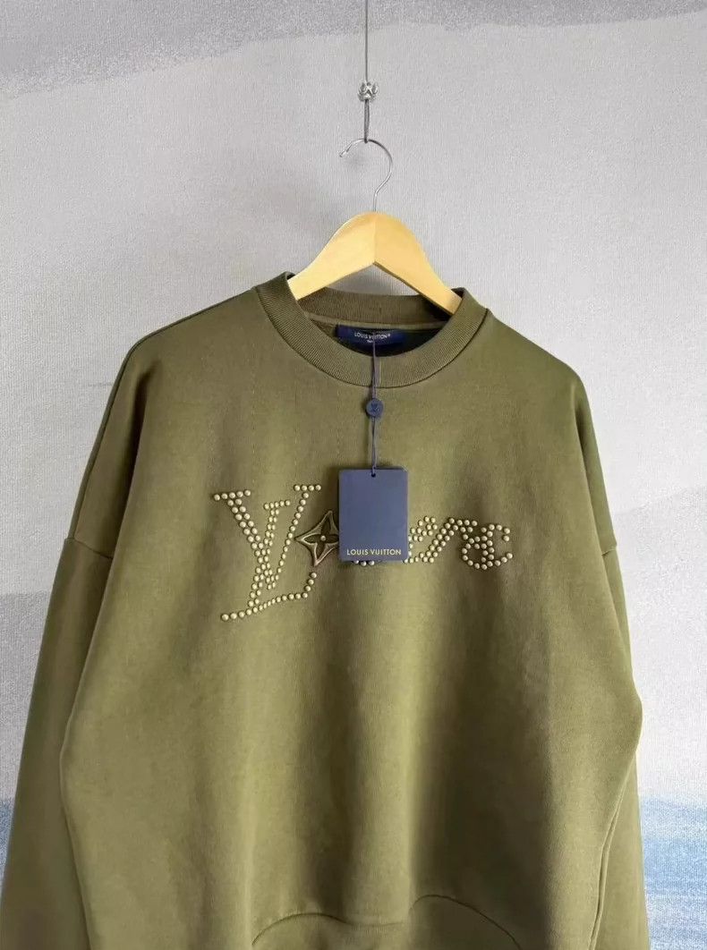 Louis Vuitton Louis Vuitton Green Logo Sweatshirt S Size-yf Size US S / EU 44-46 / 1 - 2 Thumbnail