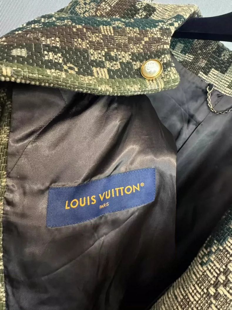 Louis Vuitton Louis Vuitton Camouflage Pearl Button Jacket-yf Size US L / EU 52-54 / 3 - 2 Thumbnail