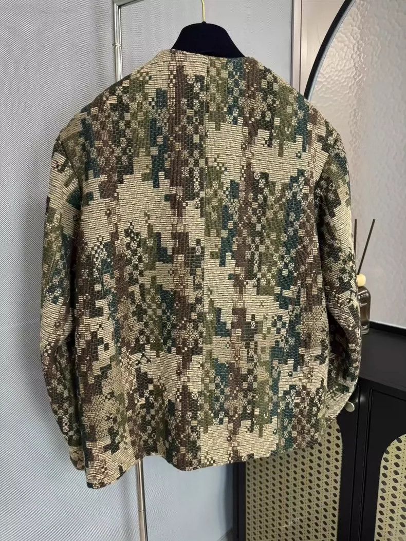 Louis Vuitton Louis Vuitton Camouflage Pearl Button Jacket-yf Size US L / EU 52-54 / 3 - 3 Thumbnail