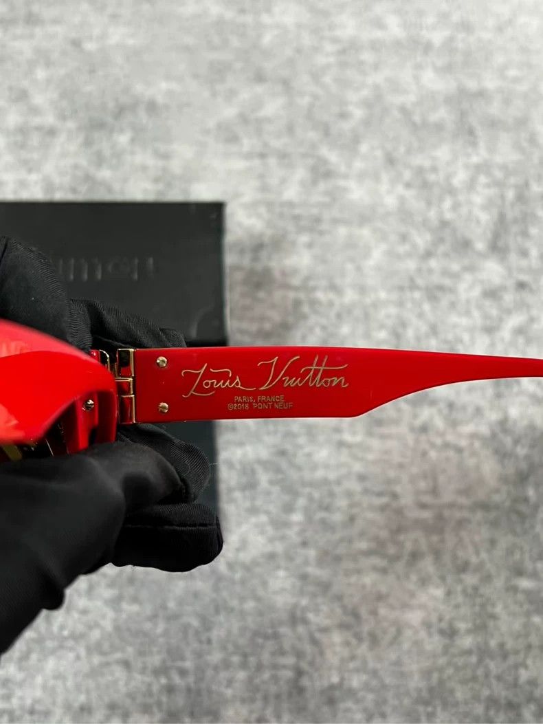 Louis Vuitton Louis Vuitton Red Sunglasses Brand New-yf Size ONE SIZE - 6 Thumbnail