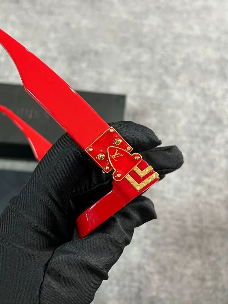 Louis Vuitton Louis Vuitton Red Sunglasses Brand New-yf Size ONE SIZE - 5 Thumbnail