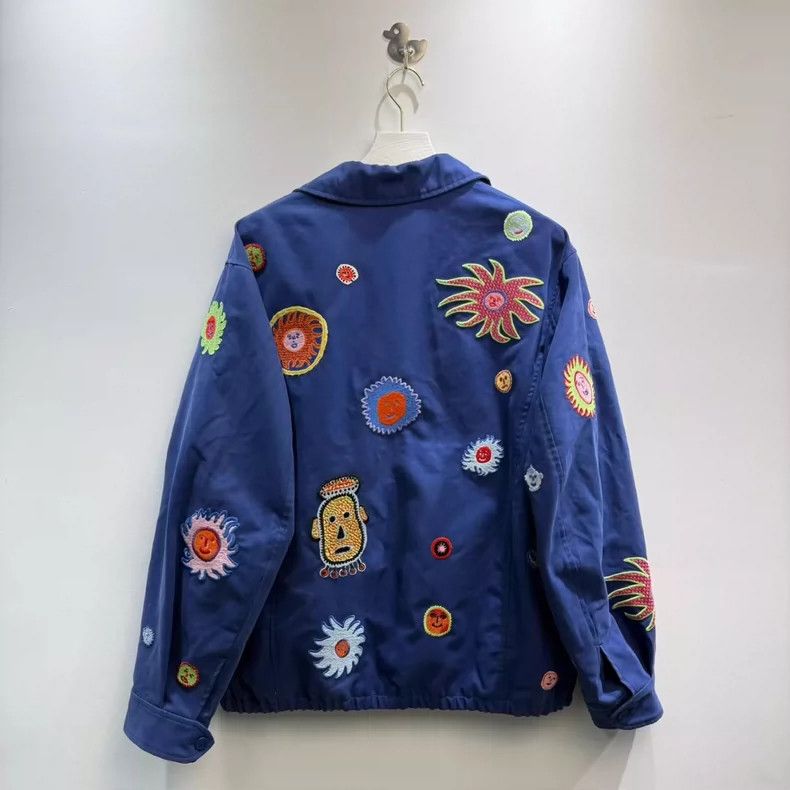 Louis Vuitton Louis Vuitton Yayoi Kusama Denim Jacket-yf Size US L / EU 52-54 / 3 - 3 Thumbnail