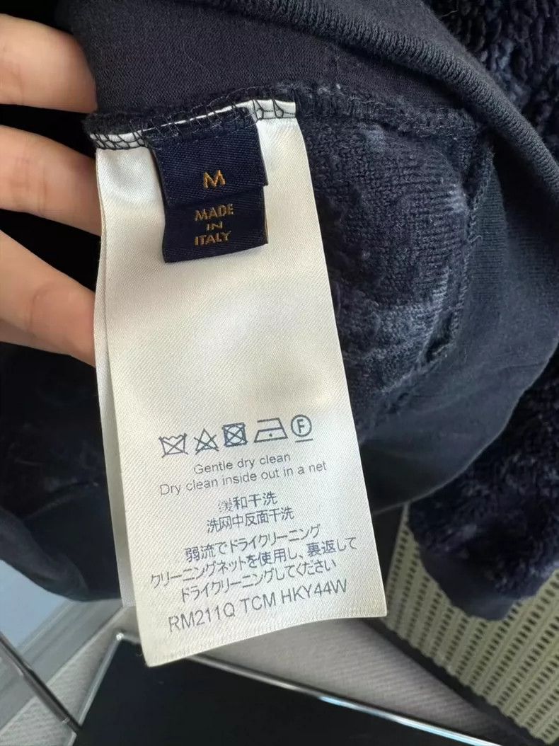 Louis Vuitton Louis Vuitton Deep Blue Teddy Zip Jacket-yf Size US M / EU 48-50 / 2 - 4 Thumbnail