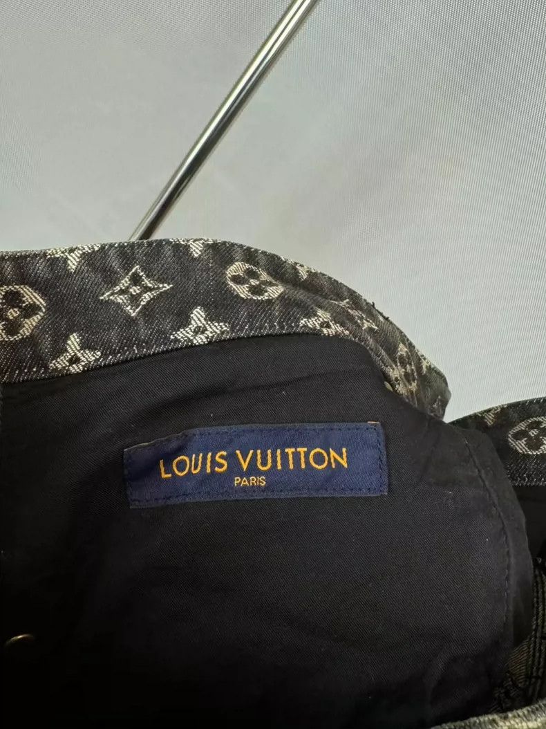 Louis Vuitton Louis Vuitton Full Logo Embroidered Jeans-yf Size US 33 - 7 Thumbnail