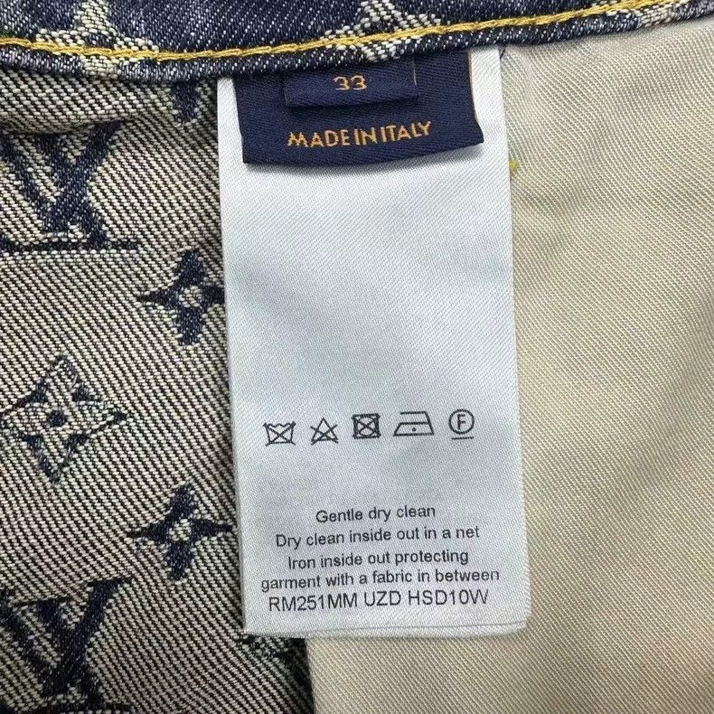 Louis Vuitton Louis Vuitton Logo Denim Pants with Stripes-yf Size US 34 / EU 50 - 5 Thumbnail