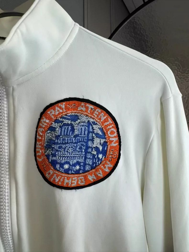 Louis Vuitton Louis Vuitton Embroidered Zip-up Jacket-yf Size US XL / EU 56 / 4 - 3 Thumbnail