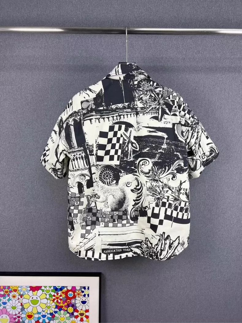 Louis Vuitton Louis Vuitton Short Sleeve Denim Shirt-yf Size US S / EU 44-46 / 1 - 2 Thumbnail