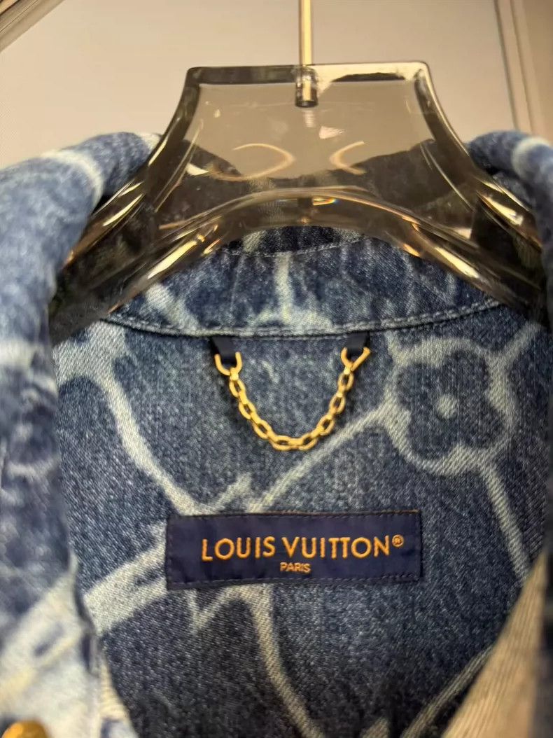 Louis Vuitton Louis Vuitton Denim Short Sleeve Shirt-yf Size US M / EU 48-50 / 2 - 4 Thumbnail