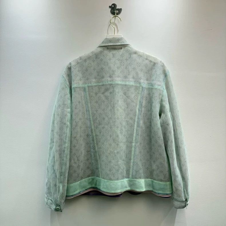 Louis Vuitton Louis Vuitton Sheer Logo Jacket-yf Size US L / EU 52-54 / 3 - 4 Thumbnail