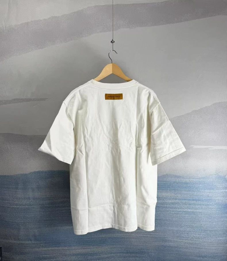 Louis Vuitton Louis Vuitton White Blue Graffiti Short Sleeve T-shirt-yf Size US XXL / EU 58 / 5 - 3 Thumbnail