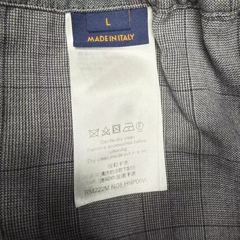 Louis Vuitton LV Louis Vuitton Gray Checkered Logo Shorts-yf Size US 34 / EU 50 - 3 Thumbnail