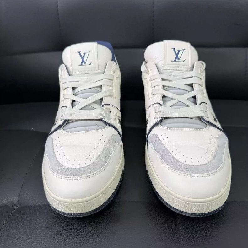 Louis Vuitton LV Louis Vuitton Low-Top Sneakers in Navy-yf Size US 10.5 / EU 43-44 - 2 Thumbnail