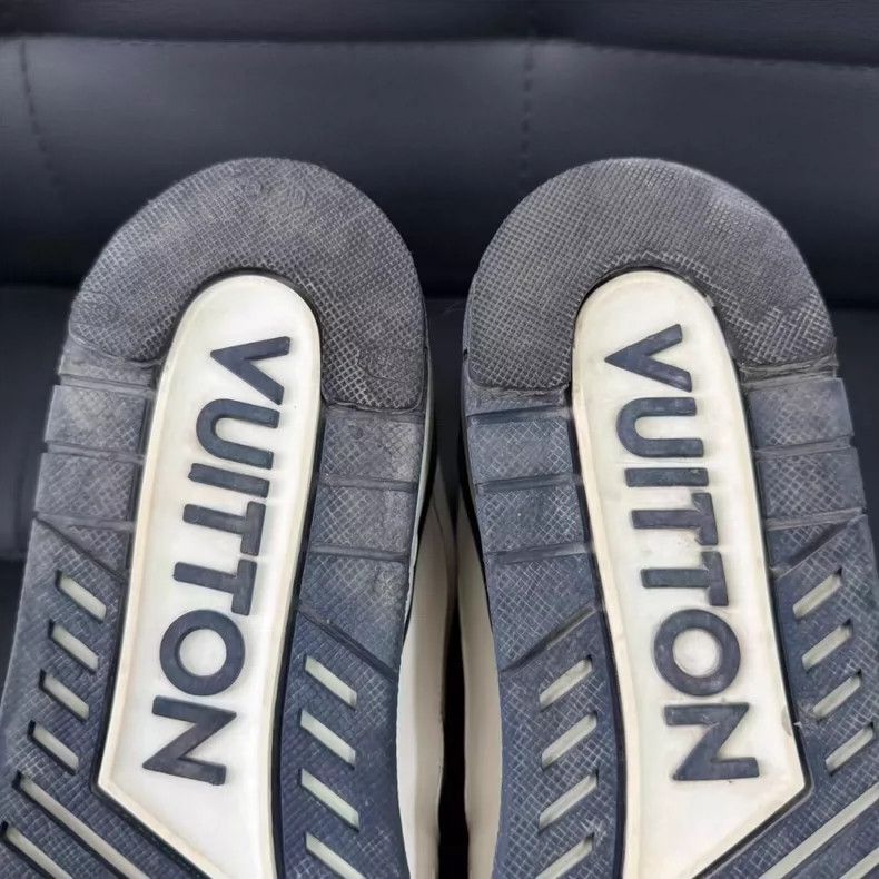 Louis Vuitton LV Louis Vuitton Low-Top Sneakers in Navy-yf Size US 10.5 / EU 43-44 - 7 Thumbnail