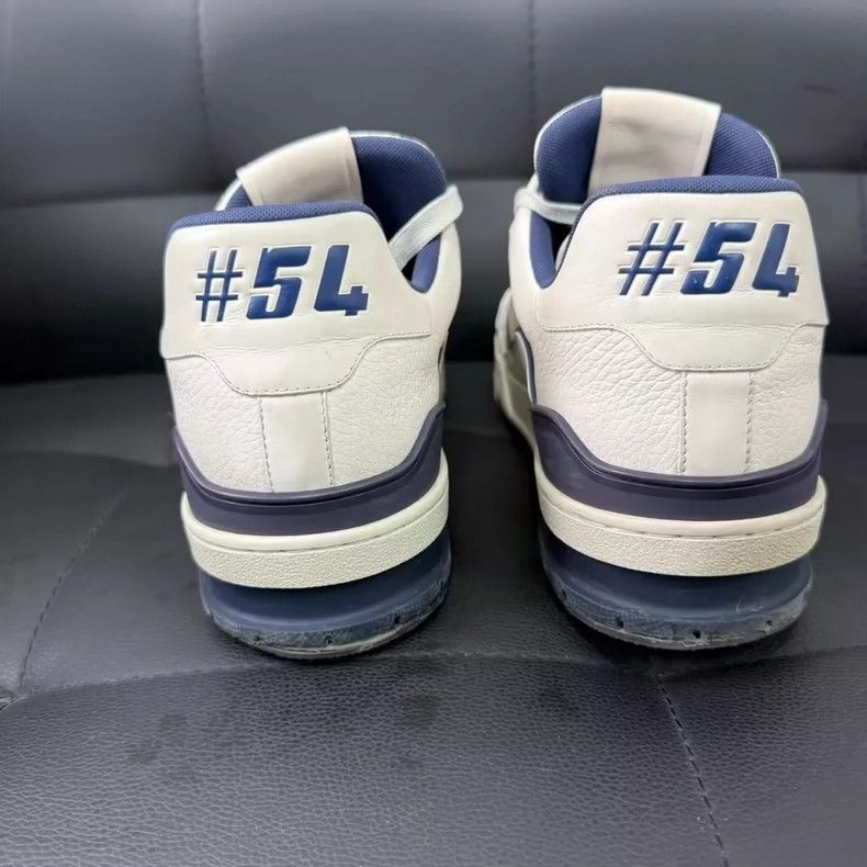 Louis Vuitton LV Louis Vuitton Low-Top Sneakers in Navy-yf Size US 10.5 / EU 43-44 - 3 Thumbnail