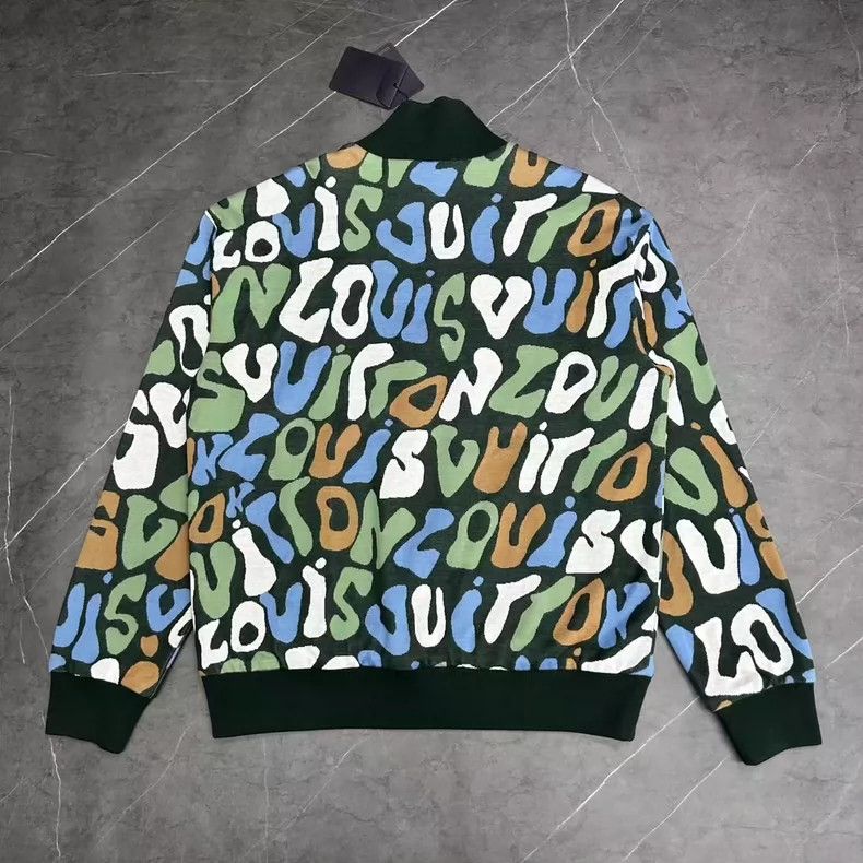Louis Vuitton Louis Vuitton Logo Knit Jacket Size XL-yf Size US XL / EU 56 / 4 - 2 Thumbnail