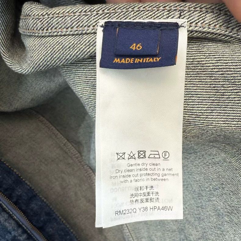 Louis Vuitton LV Louis Vuitton Denim Jacket with Logo-yf Size US L / EU 52-54 / 3 - 4 Thumbnail