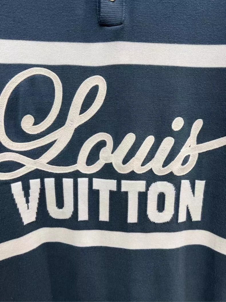 Louis Vuitton Louis Vuitton Embroidered Short Sleeve Polo Shirt-yf Size US M / EU 48-50 / 2 - 3 Thumbnail