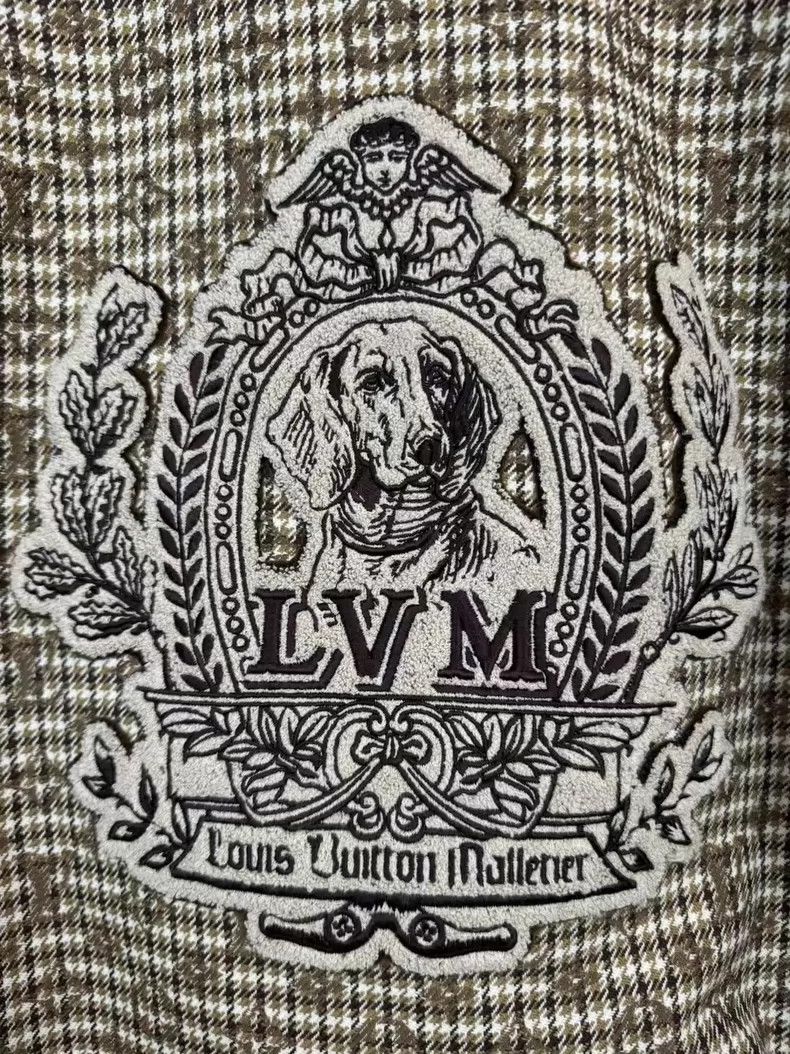 Louis Vuitton Louis Vuitton Checked Zipper Jacket with Buttons-yf Size US L / EU 52-54 / 3 - 4 Thumbnail