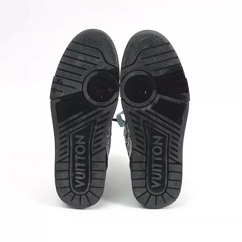 Louis Vuitton Louis Vuitton Black Graffiti Style Trainers-yf Size US 9.5 / EU 42-43 - 6 Thumbnail