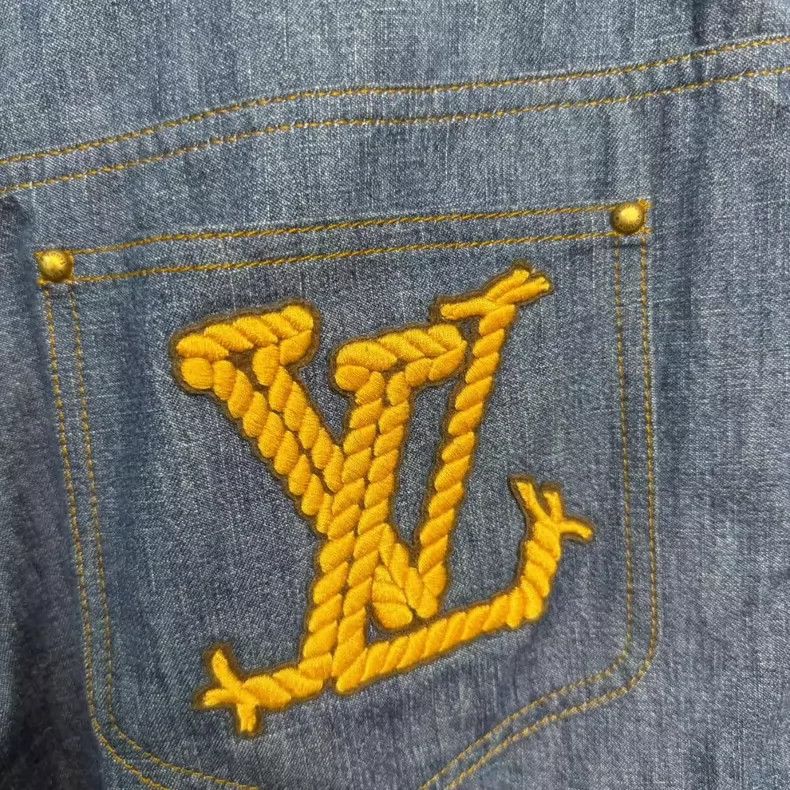 Louis Vuitton LV Louis Vuitton Blue Denim Casual Shorts-yf Size US 30 / EU 46 - 3 Thumbnail