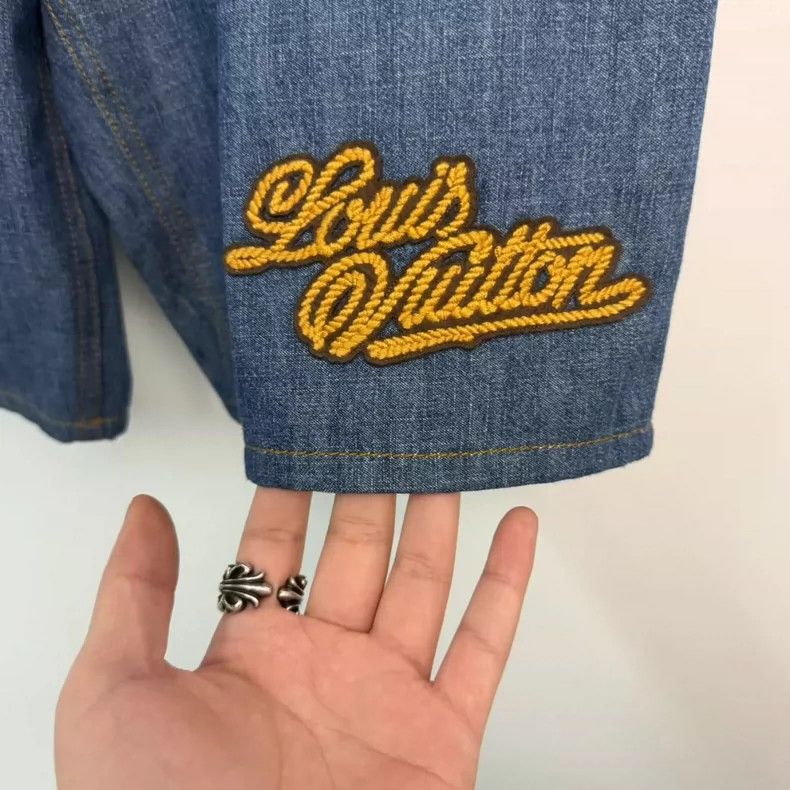 Louis Vuitton LV Louis Vuitton Blue Denim Casual Shorts-yf Size US 30 / EU 46 - 5 Thumbnail