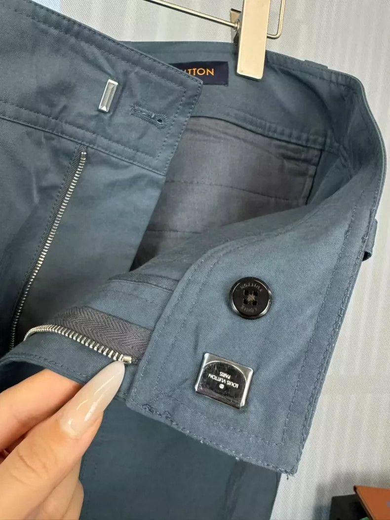 Louis Vuitton Louis Vuitton Gray Embroidered Cargo Pants-yf Size US 44 / EU 60 - 5 Thumbnail