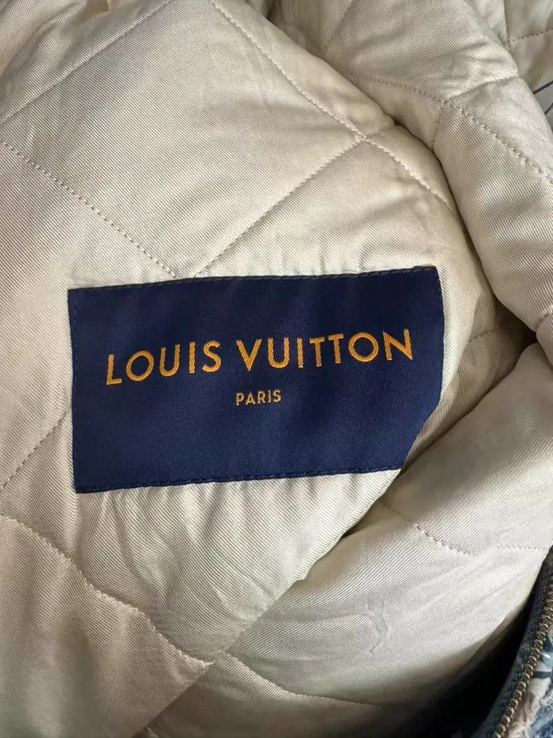Louis Vuitton Louis Vuitton Floral Logo Denim Jacket-yf Size US L / EU 52-54 / 3 - 3 Thumbnail