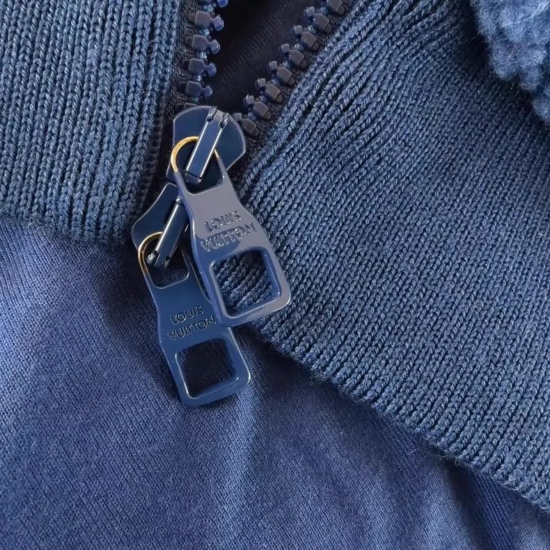 Louis Vuitton Louis Vuitton x Yayoi Kusama Blue Teddy Jacket-yf Size US XXL / EU 58 / 5 - 5 Thumbnail