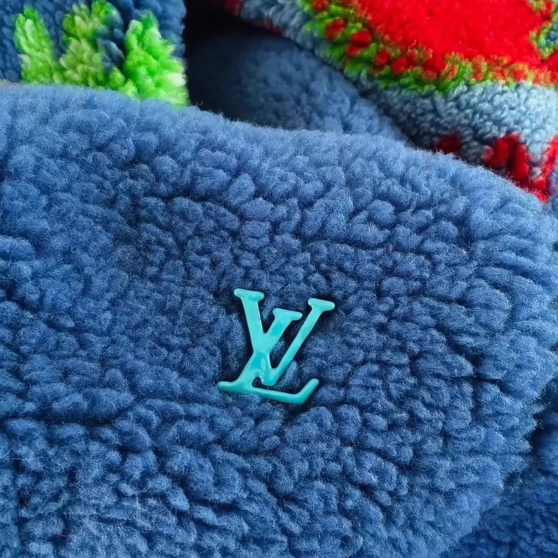 Louis Vuitton Louis Vuitton x Yayoi Kusama Blue Teddy Jacket-yf Size US XXL / EU 58 / 5 - 6 Thumbnail