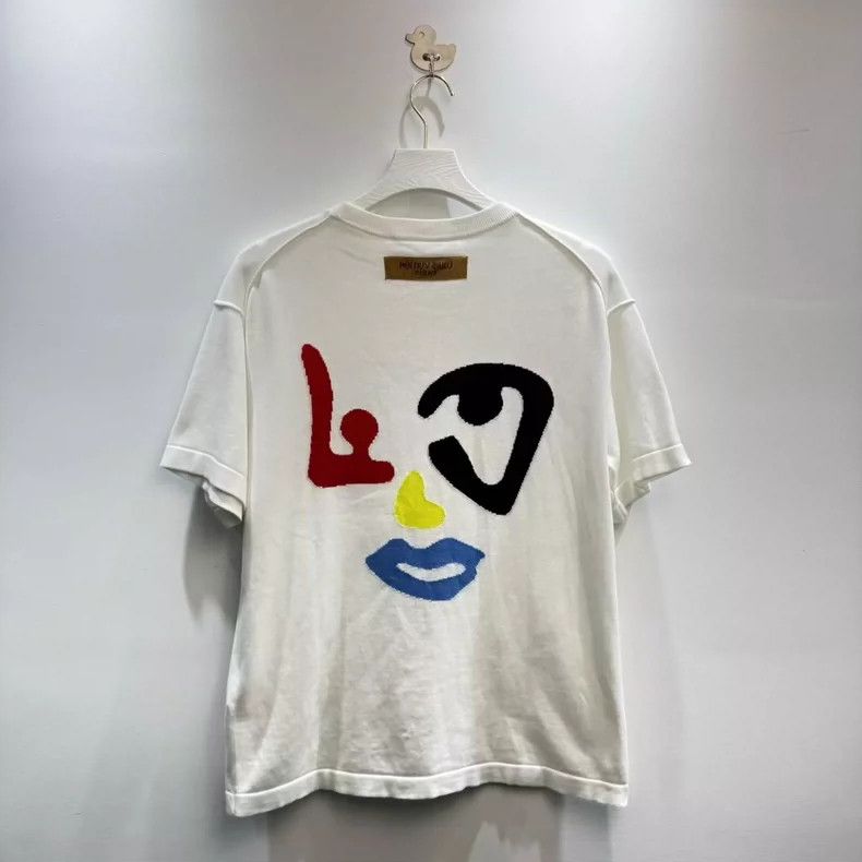 Louis Vuitton LV Louis Vuitton Colorful Face Knitted Short Sleeve-yf Size US S / EU 44-46 / 1 - 4 Thumbnail