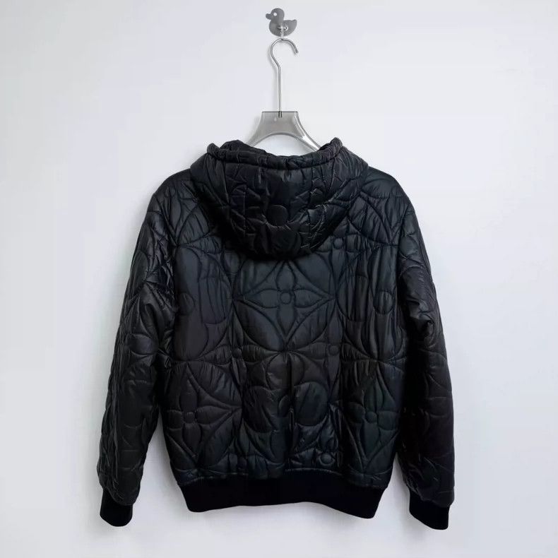 Louis Vuitton LV Louis Vuitton Black Puffer Jacket with Logo-yf Size US L / EU 52-54 / 3 - 2 Thumbnail