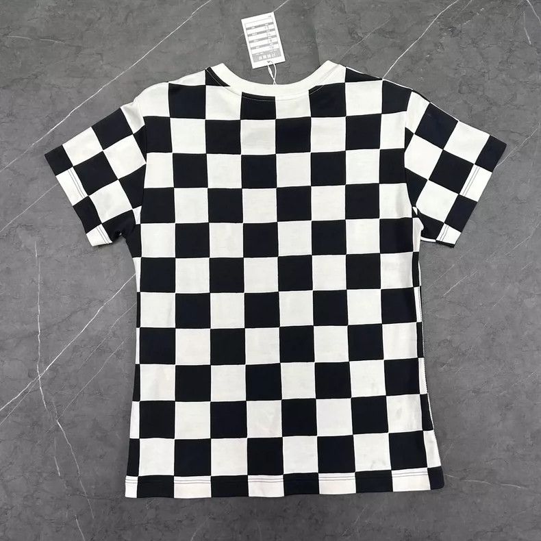 Louis Vuitton Louis Vuitton Black White Checkered Short Sleeve Tee-yf Size US XS / EU 42 / 0 - 4 Thumbnail