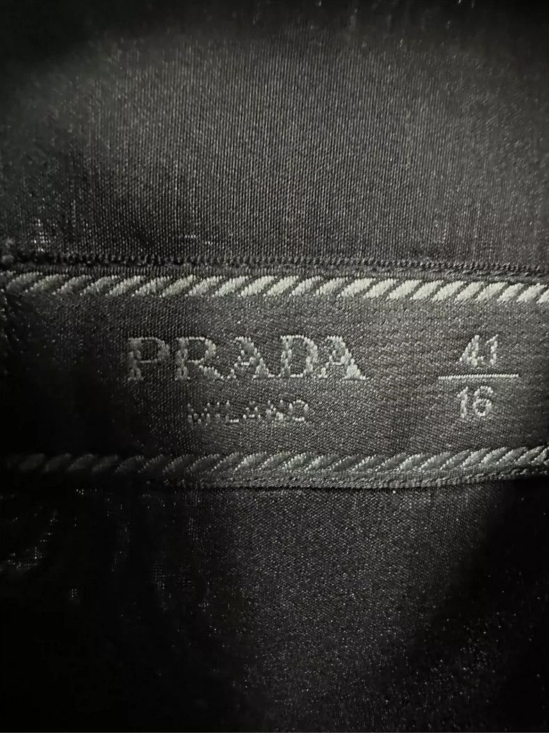 Prada Prada Velvet Long Sleeve Shirt Jacket-yf Size US M / EU 48-50 / 2 - 4 Thumbnail