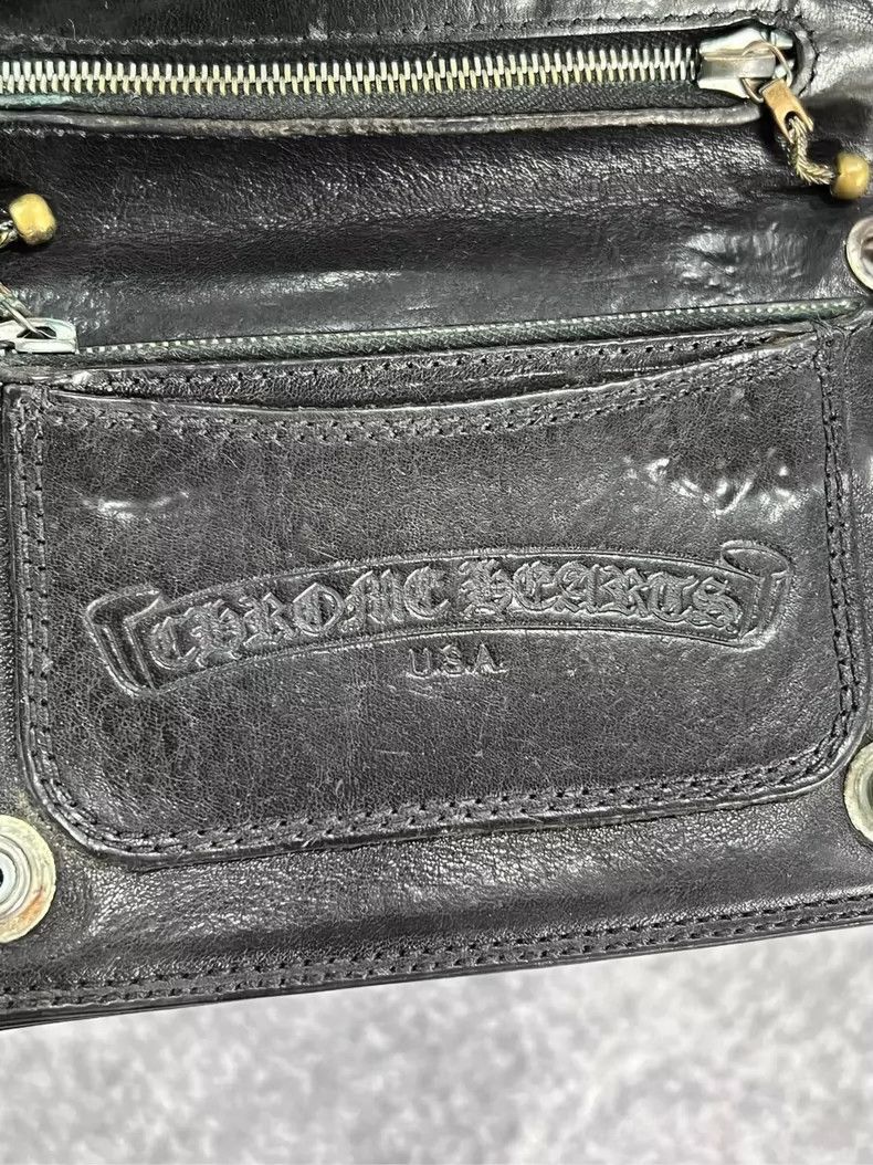 Chrome Hearts Chrome Hearts Leather Folded Wallet-yf Size ONE SIZE - 5 Thumbnail