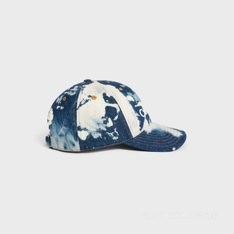 Celine baseball cap in cotton and denim Size ONE SIZE - 3 Thumbnail