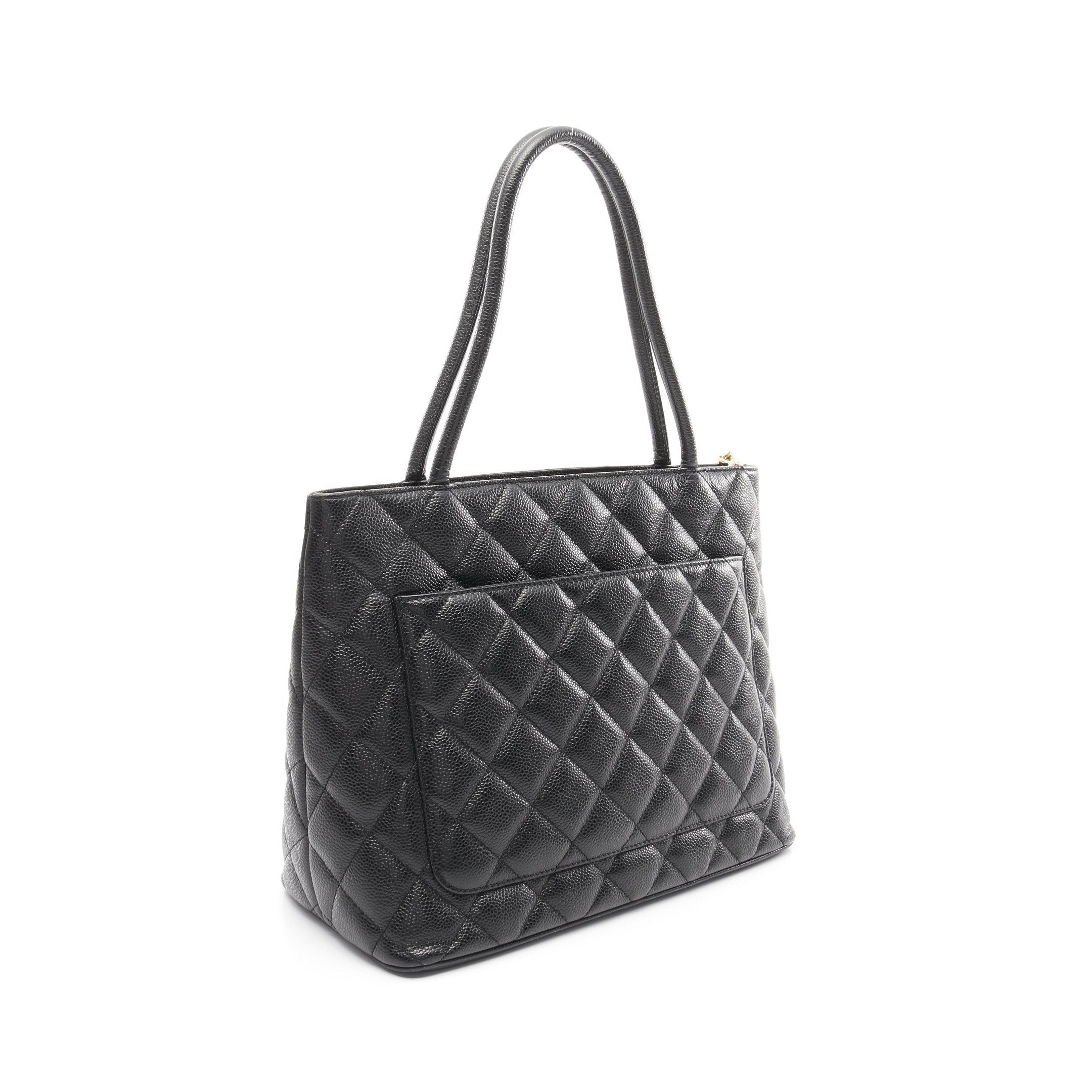 Chanel Chanel Reissue Tote Handbag Bag Caviar Skin Black Gold Hardware Size ONE SIZE - 2 Thumbnail