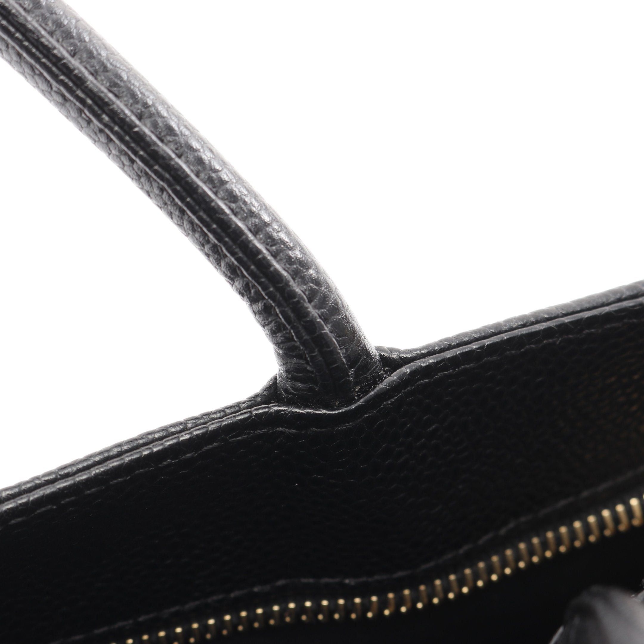 Chanel Chanel Reissue Tote Handbag Bag Caviar Skin Black Gold Hardware Size ONE SIZE - 8 Thumbnail