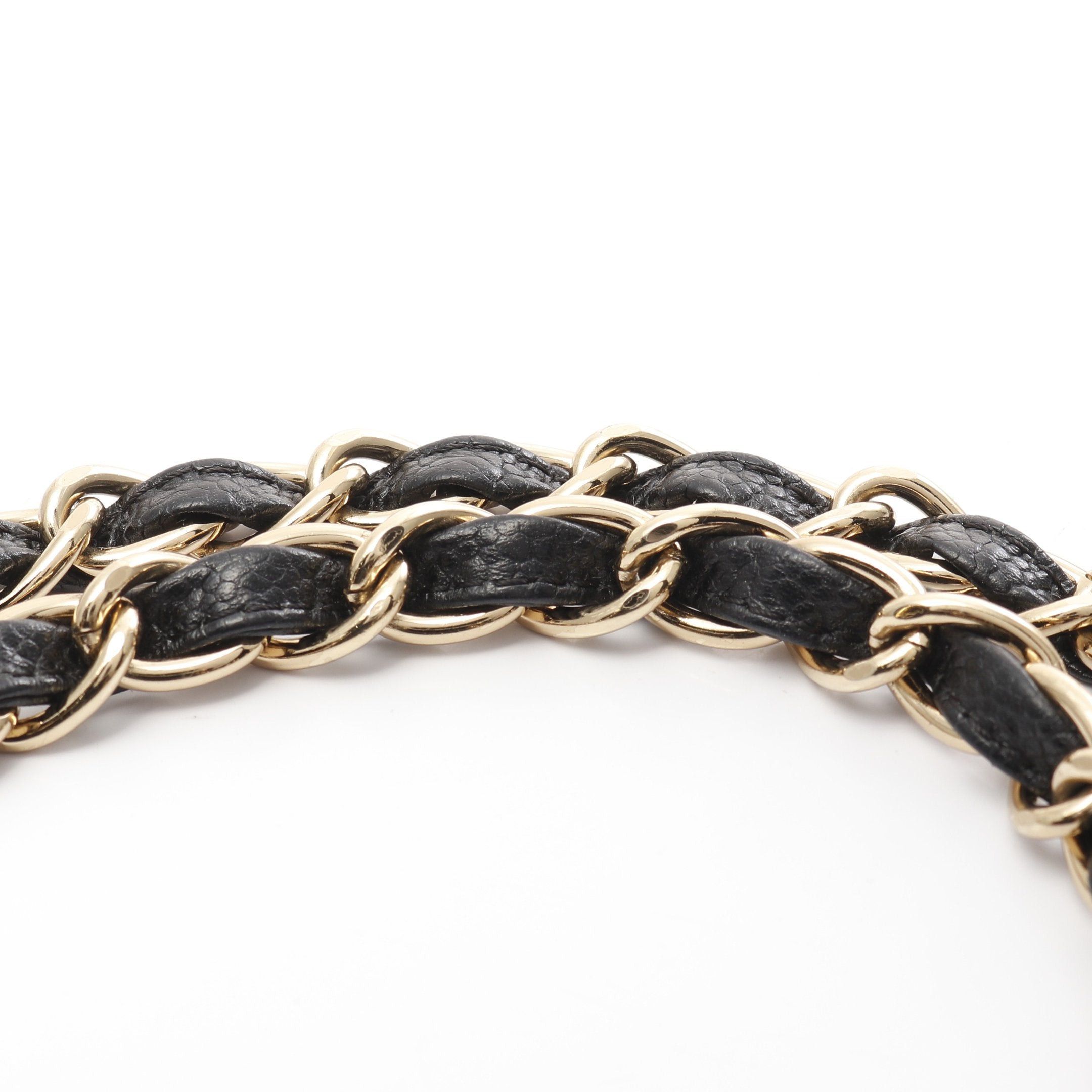 Chanel Chanel Matelasse Chain Shoulder Bag Caviar Skin Black Gold Hardware Size ONE SIZE - 6 Thumbnail