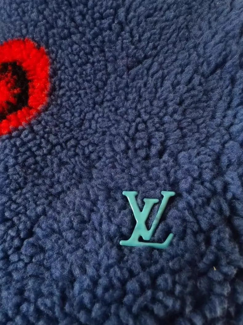 Louis Vuitton Louis Vuitton x Kusama Blue Teddy Jacket-yf Size US L / EU 52-54 / 3 - 5 Thumbnail